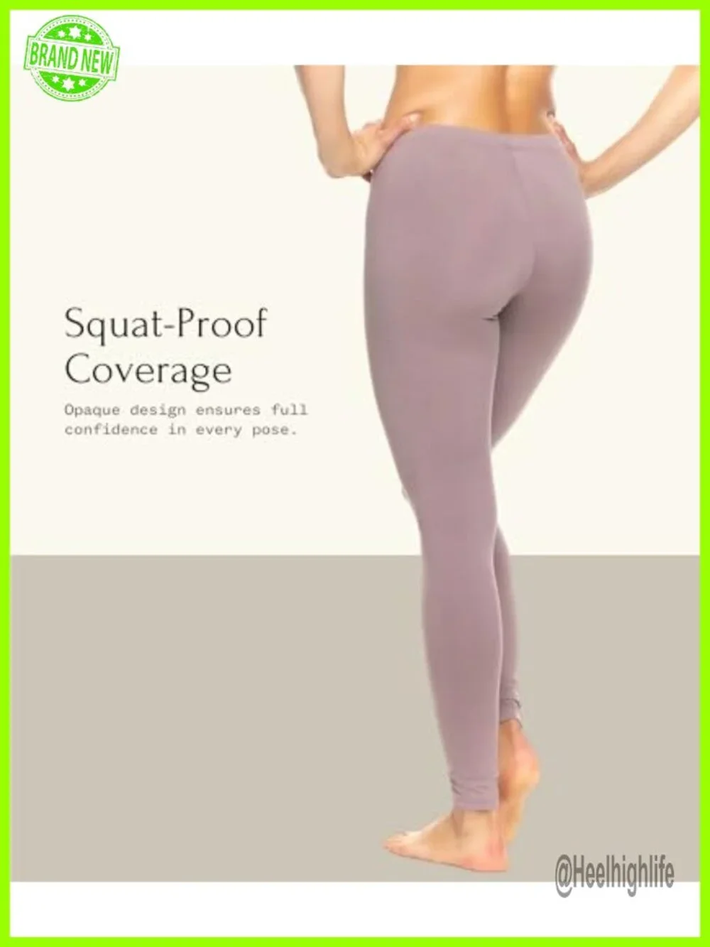 Velvety Super Soft 4-Way Stretch High-Waist Yoga Leggings 2-Pack